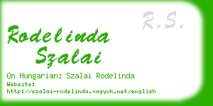 rodelinda szalai business card